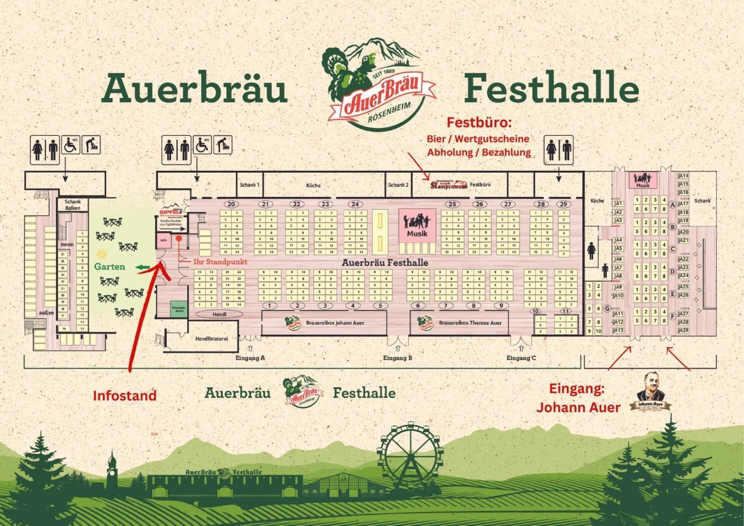 Festhallenplan Herbstfest