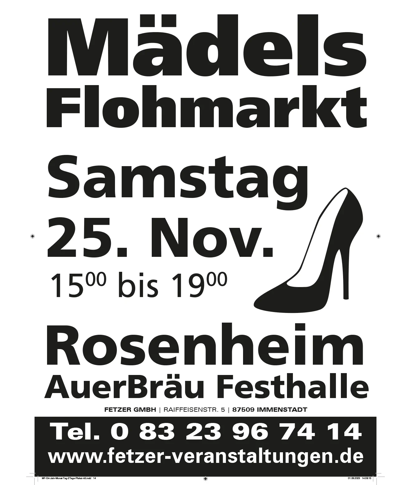 Mädelsflohmarkt Rosenheim Auerbräu Festhalle - Sa. 25.11.2023 15-19 Uhr