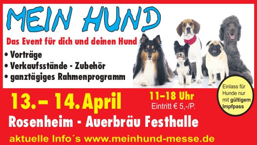 Mein Hund Messe 2024 Rosenheim - Auerbräu Festhalle