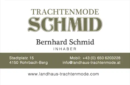 Trachtenmode Schmid - 62. Schnäppchenmarkt - Auerbräu Festhalle