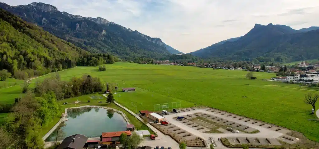 Panoramablick am Alpen Camping Aschau