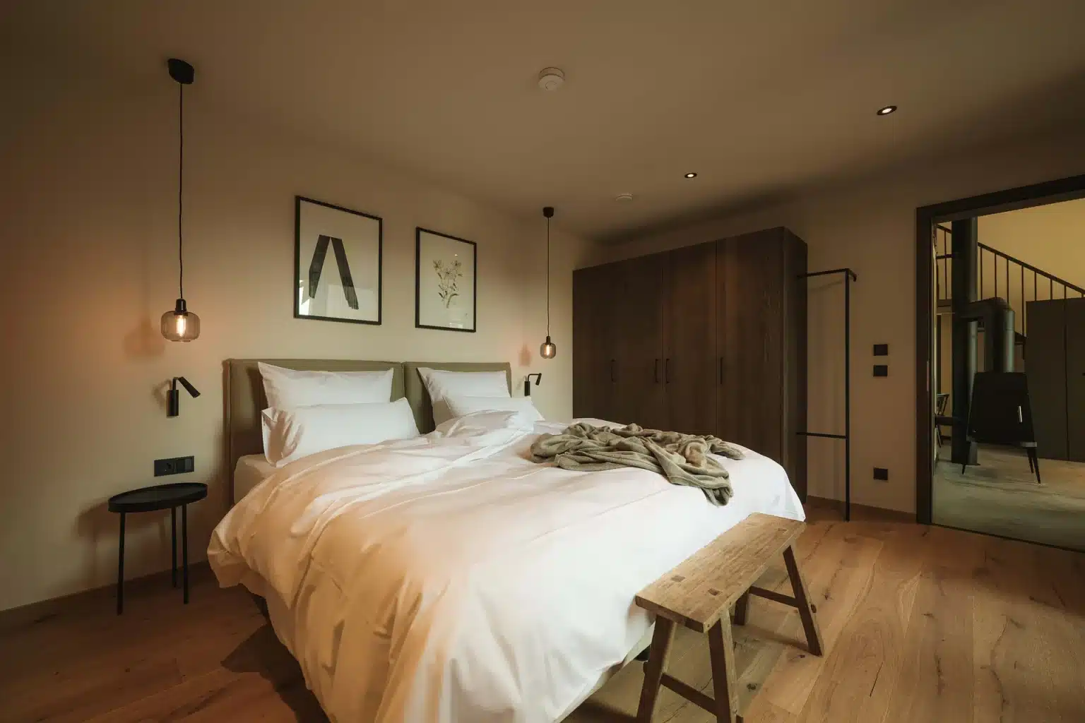 Agrad Chalets Chiemsee Schlafzimmer