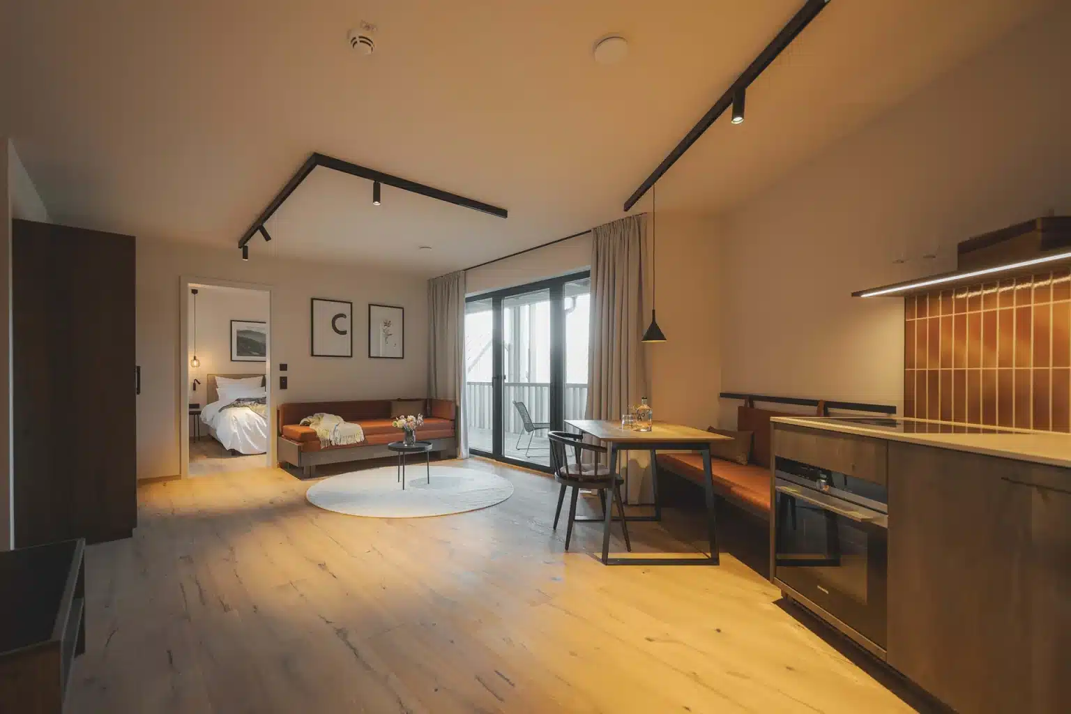 Agrad Chalets Chiemsee Wohnzimmer