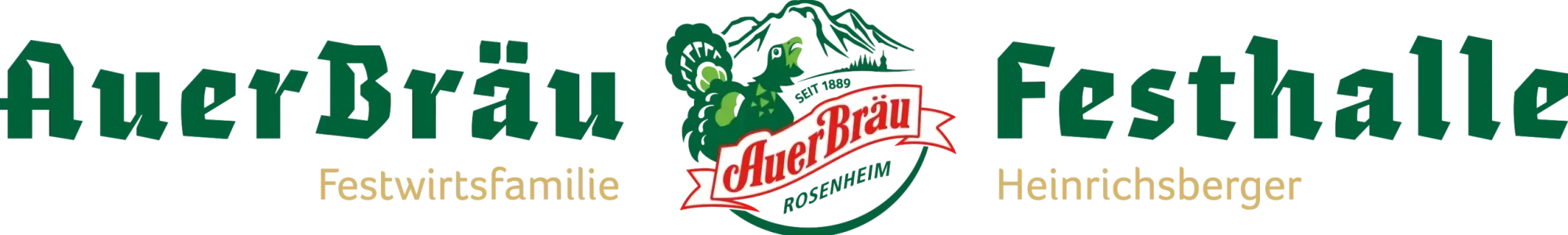 Logo des Veranstaltungsortes des Rosenheimer Herbstfestes, Auerbräu-Festhalle
