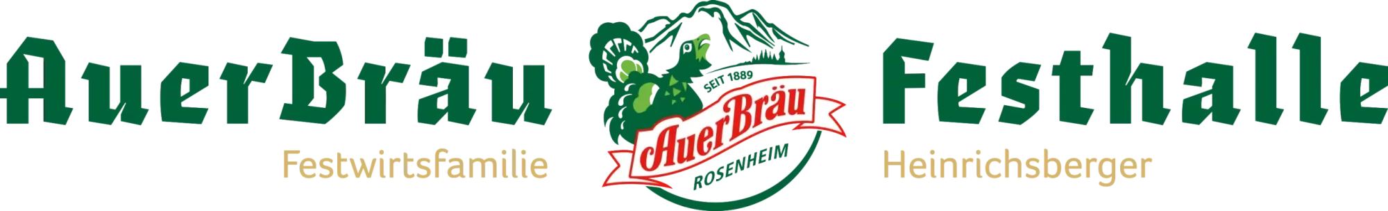 Logo des Veranstaltungsortes des Rosenheimer Herbstfestes, Auerbräu-Festhalle